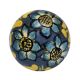 Hand Pinted Sunflower Indian Kashmiri Cabinet Knobs